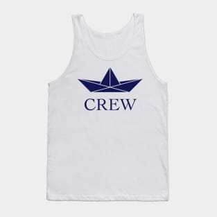 Crew (Crew Complement / Paper Boat / Paper Ship / Navy) Tank Top